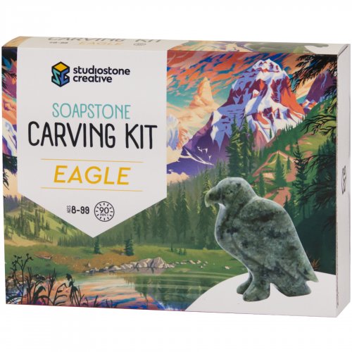 Eagle Soapstone Carving kit