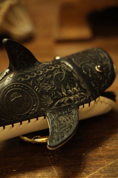 Tattooed Shark Coin Purse