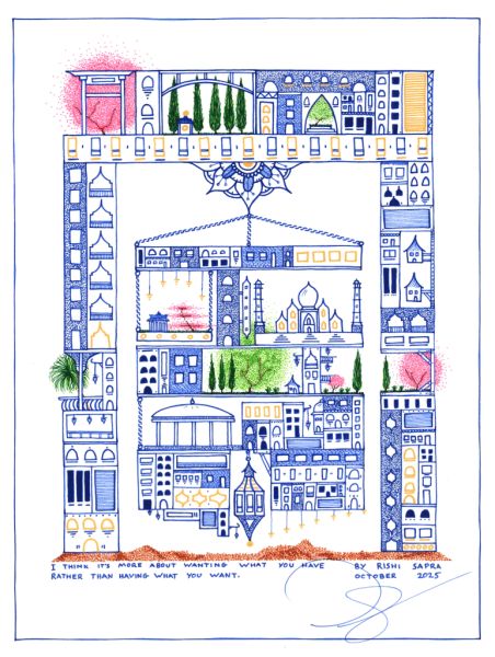 I think its more about wanting what you have rather than having what you want.