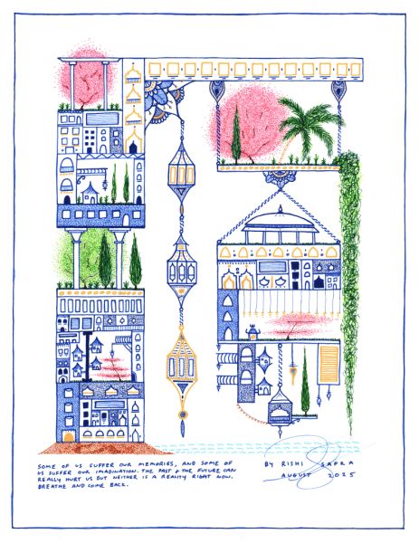 Some of us suffer our memories and some of us suffer our imagination. The past and the future can really hurt us but neither is a reality right now. Breathe and come back.