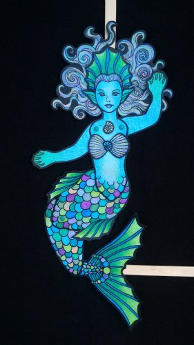 Make her colourful and magical, make a unique Mermaid!