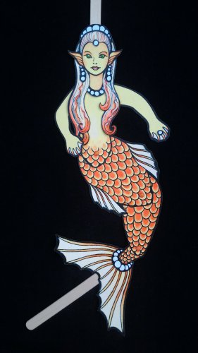 Sold as a colouring kit, make a mysterious Mermaid!