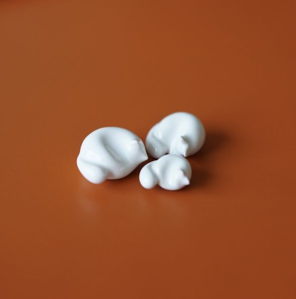 Little Paws, Endless Love | Ceramic Cat Family