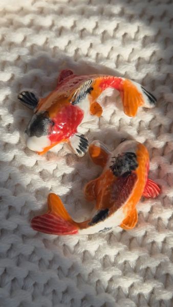 A Little Koi, A Lot of Luck | Handcrafted Ceramic Magnets