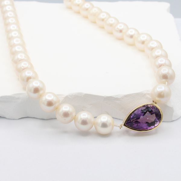 Pearl & Amethyst Necklace