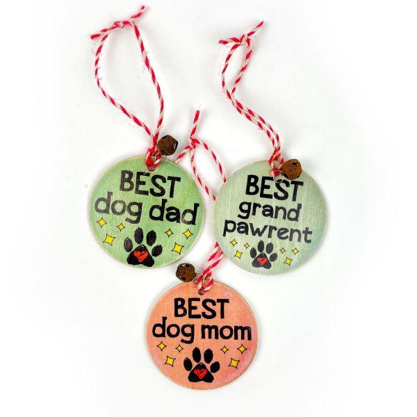 Ornaments both metal and wood with vintage bell