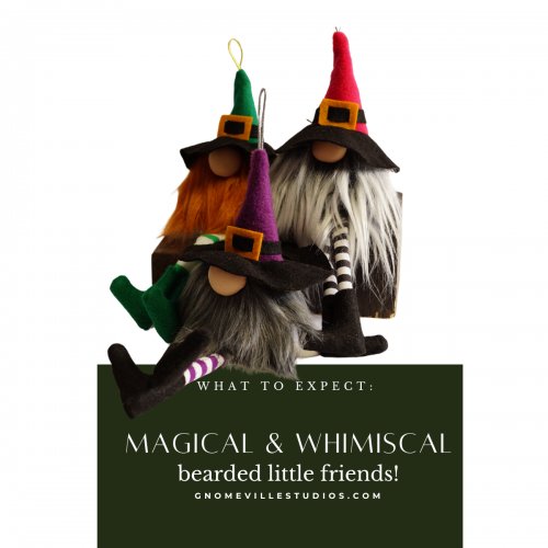 Playful Witch Ornaments