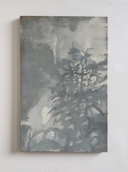 "in the shadow of the sun" - painting on Polish linen
